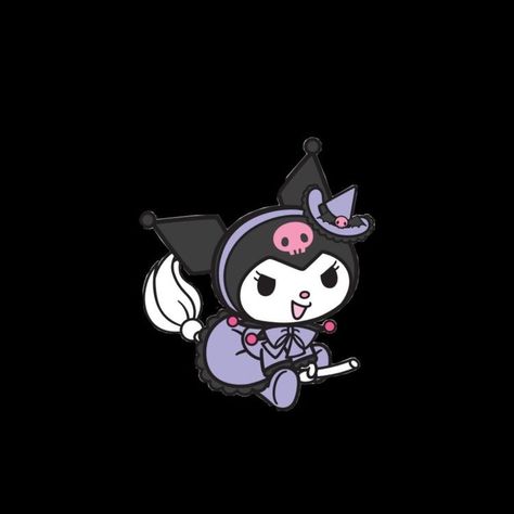 Black Kuromi, App Ikon, Ios App Iphone, Hello Kit, Iphone Organization, Mood Wallpaper, Ios App Icon Design, Sanrio Wallpaper, Lit Wallpaper