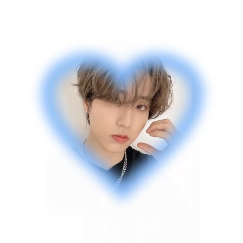 Han Jisung Heart Icon, Han Jisung Widget, Blue Han Jisung, Han Coquette, Straykids Widget, Han Widget, Han Jisung Aesthetic, Korea Blue, Han Icon