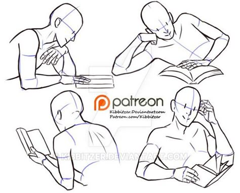 Reading reference sheet | kibbitzer on Patreon Drawing Ideas Easy For Teens, Drawing Hands, Different Poses, Reference Sheet, Anatomy Poses, Hand Reference, Poses References, Anatomy Drawing, Figure Drawing Reference