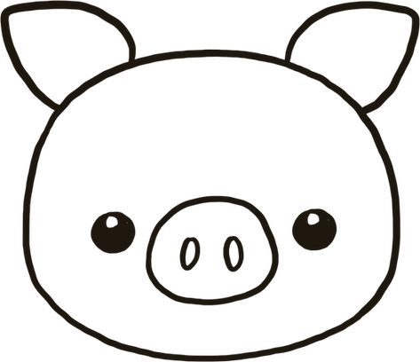 Pig cartoon animals kawaii doodle coloring page - Photos by Canva Pig Clipart Black And White, Pig Black And White, Pig Doodle, Doodle Coloring Page, Kawaii Doodle, Pig Clipart, Pig Drawing, Page Photo, Pig Cartoon