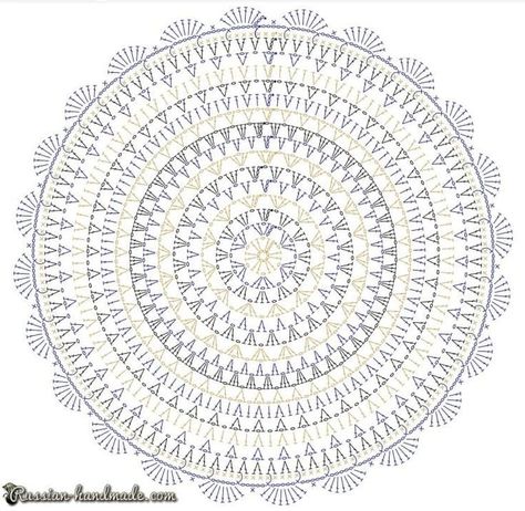 Crochet Doily Rug, Crochet Circle, Crochet Placemat Patterns, Crochet Coasters Free Pattern, Russian Crochet, Crochet Mat, Crochet Placemats, Crochet Doily Diagram, Crochet Rug Patterns