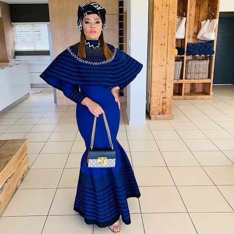 Mbaco Dresses, Trendy Asoebi Styles, Modern Xhosa Attire, Long Dress Styles, African Long Dress, African Ankara Styles, Xhosa Traditional Attire, Asoebi Style, Xhosa Attire