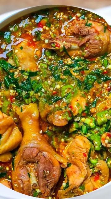 Fish Stew Recipes, Okra Stew, Nigeria Food, African Recipes Nigerian Food, Optavia Lean And Green Recipes, Optavia Lean And Green, Nigerian Recipes, Africa Food, Lean And Green