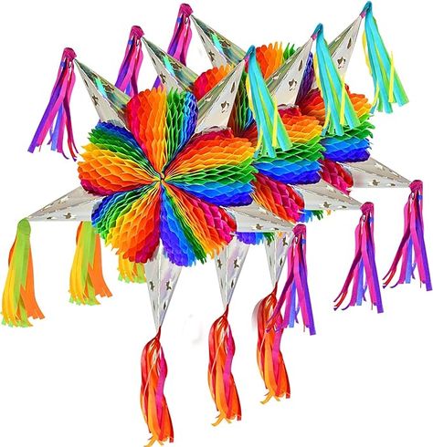 Amazon.com: Mexican Pinata Star: Fiesta/Party Themed Party Christmas for Birthday/Cinco de Mayo & Taco Tuesday (13 Inch (3Pack)) : Toys & Games Mexican Fiesta Party Decorations, Mexican Party Favors, Mexican Pinata, Mexican Theme Party Decorations, Mexican Celebrations, Mexican Fiesta Party, Decorations For Christmas, Mini Pinatas, Fiesta Party Decorations