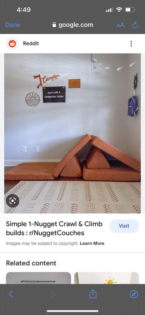 Nugget Climbing Ideas, Joey Couch, Cushy Couch, Joey Builds, 1 Nugget Couch Ideas, Nugget Configurations, Nugget Builds, Nugget Couch, Loft Playroom