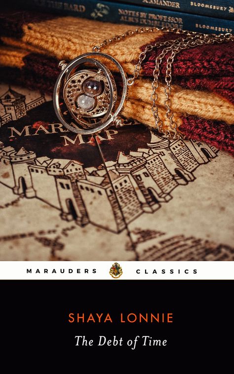 The Debt Of Time, Ao3 Harry Potter, Harry Potter Book Covers, Time Cover, Binding Covers, The Marauders, Book Binding, Cover Art, Fanfiction