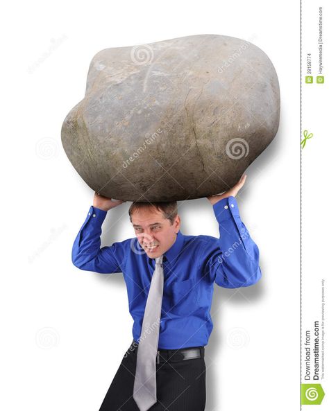 Heavy Rock, Big Rock, Rock A, Illustration Character Design, Art Block, Business Man, A Business, Riding Helmets, Photo Image