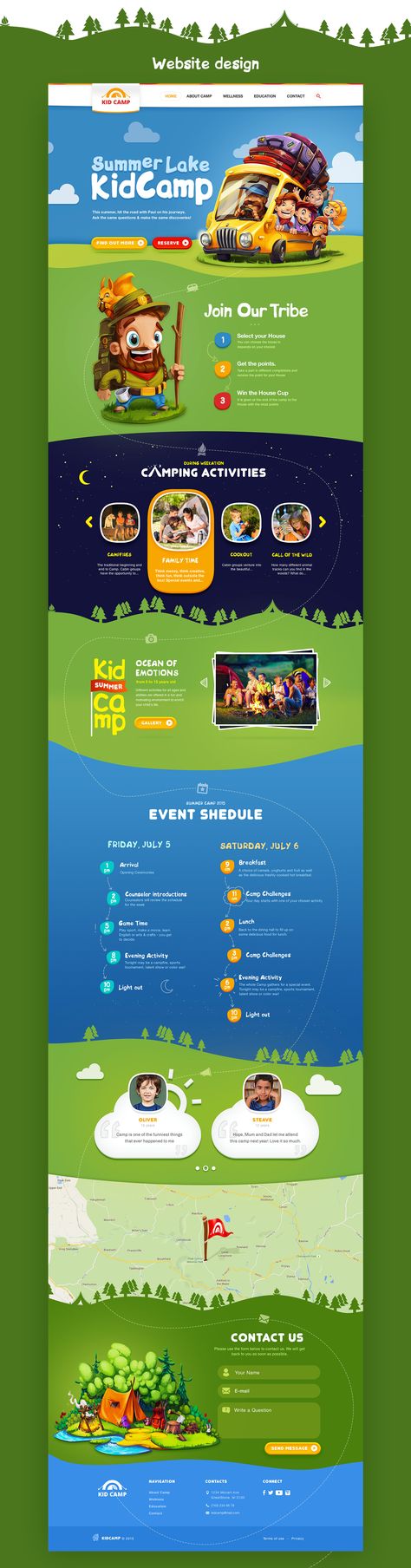 KidCamp Website Design Games Website Design, Gaming Website Design, Game Website Design, Game Web Design, Games Website, Game Website, Pc Photo, Kids Web, Web Design Mobile