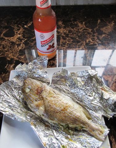 Jamaican Recipe, Roasted Fish, 7 Fishes, Roast Fish, Scotch Bonnet, Two Fish, Jamaican Recipes, Hot Pepper, Vinegar And Water