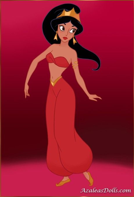 Jasmine In Red Outfit, Princess Jasmine Red Outfit, Jasmine Red Outfit, Jasmin Aladdin, Slave Outfit, Arabian Knights, Walt Disney Princesses, Disney Character Art, Disney Jasmine