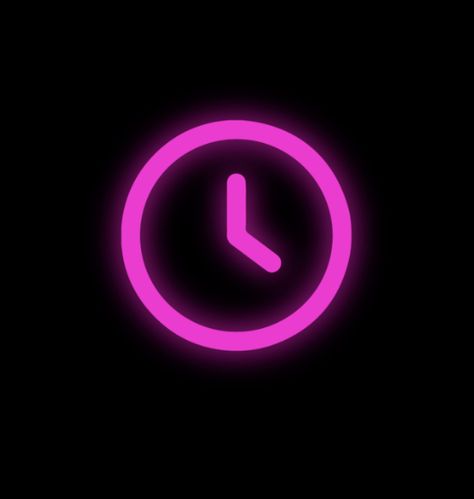 Iphone icon neon pink aesthetic. Hot pink aesthetic. Very cute. Fun. Preppy; Pretty; Cuteeee; ideas for iphone Hot Pink Clock Icon, Pink Clock Icon, Apps Wallpaper, Icon Clock, Clock Aesthetic, Cute Logos, Pink Clocks, Supreme Iphone Wallpaper, Neon Clock