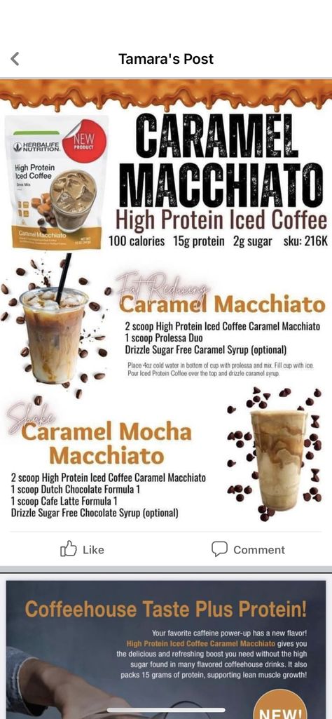 Herbalife Frappe Recipe, Herbalife Coffee Recipes Mocha, Herbal Life Coffee Recipes, Herbalife Caramel Macchiato Coffee, Herbalife Churro Shake Recipe, Herbalife Mocha Iced Coffee Recipe, Herbalife Cafe Latte Recipes, Herbalife Coffee Shake Recipes, Herbalife Protein Coffee Recipes