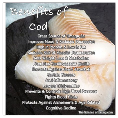 Cod is a cold water fish that has important minerals, oils, and nutrients that athletes need in their diet. If you have been skipping out on eating fish, you may want to alter your diet by including cod because there are many benefits to adding it to your diet. Cold Water Fish, Fish Benefits, Thyroid Recipes, Lower Triglycerides, Benefits Of Organic Food, Eating Fish, Optimum Health, Genetically Modified Food, Healthy Plan