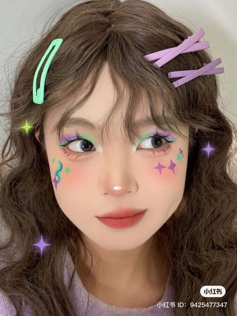 Eye Makeup Styles, Pride Makeup, Face Art Makeup, Graphic Makeup, Ulzzang Makeup, Makeup Idea, Creative Eye Makeup, Asian Eye Makeup, Makeup Makeover