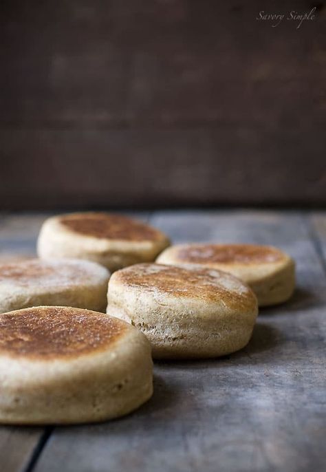 Whole Wheat English Muffins, English Muffins Recipe, English Muffin Recipes, Wheat Bread Recipe, Egg Sandwich, English Muffins, English Muffin, Bread Dough, Whole Wheat