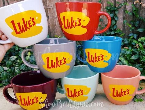 Luke's Coffee, Gilmore Girls Party, Luke's Diner Mug, Luke's Diner, Diner Mug, Lukes Diner, Best White Elephant Gifts, Theme Board, Big Mug