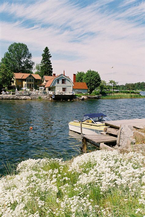 Vaxholm Sweden, Stockholm Archipelago, Scandinavian Countries, Peaceful Place, Peaceful Places, Pretty Places, Oh The Places Youll Go, Scandinavia, Travel Dreams