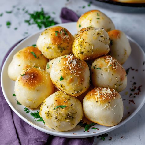 Looking for a delicious and easy-to-make appetizer? These Pesto Mozzarella Stuffed Dough Balls are the perfect treat! They are soft, cheesy, and packed with flavor, making them an instant hit ... Read more Pesto Mozzarella, Easy To Make Appetizers, Vegan Mozzarella, Gooey Cheese, Dough Balls, Crushed Garlic, Cheese Serving, Breakfast Lunch Dinner, Melted Cheese