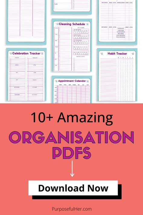 Need help organising your home? These 10 FREE printables will transform your space and boost your productivity! Grab your free organisation printables now and start creating better habits. Home Binder System, Organisation Printables, Work Organization Printables, Moving House Packing, Binder Printables Free, Home Organization Binders, Cleaning Schedule Templates, Organizational Printables, Free Printables Organization