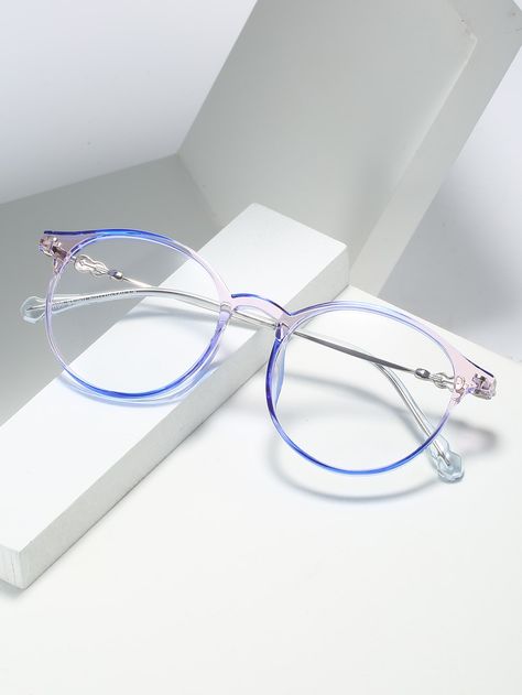 Round Frame Anti-Blue Light Eyeglasses Anti Blue Light Glasses For Women, Kawaii Glasses Frames, Cute Glasses Frames For Women, Clear Framed Glasses, Blue Glasses Frames, Kawaii Glasses, Clear Glasses Frames Women, Glasses Women Fashion Eyeglasses, Trending Shoes For Men