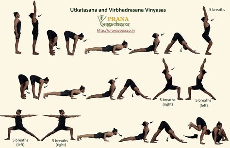 Warrior Sequence – ‘Surya Namaskar C’ – Ashtanga Vinyasa Yoga | PranaYoga Yoga Chart, Vinyasa Yoga Poses, Vinyasa Yoga Sequence, Yoga Flow Sequence, Prana Yoga, Inspiration Typographie, Yoga Ashtanga, Ashtanga Vinyasa Yoga, Yoga Images