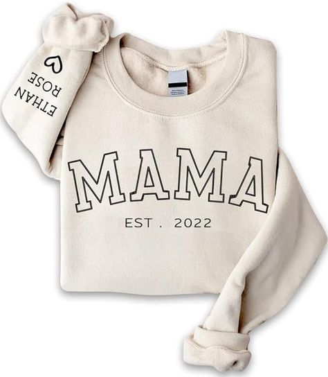 Mama Embroidered Sweatshirt, Mama Crewneck, Embroidered Sweatshirt, Mom Gift, Gift For Mom, Mother's Day