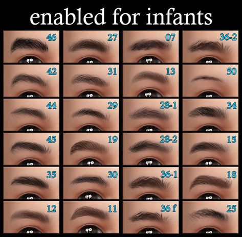 sims 4 infant cc sims 4 eyebrows cc Sims 4 Infant Cc, Sims 4 Infant, Cc Eyes, Infant Cc, Sims 4 Cc Eyes, Sims Baby, The Sims 4 Skin, Sims 4 Family, Makeup Cc