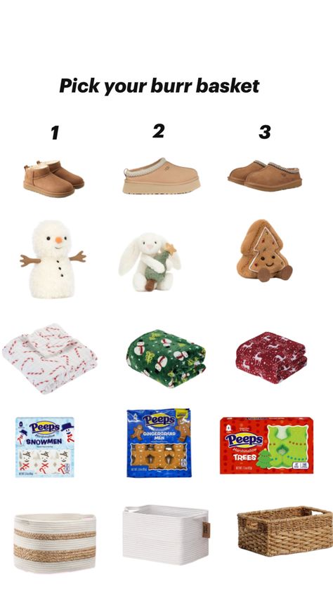 Pick your burr basket! me-32211! Marshmallow Tree