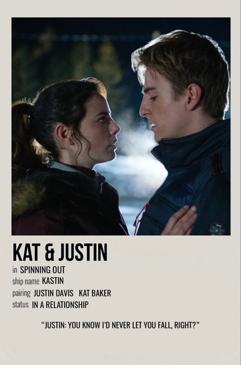 minimal polaroid relationship poster for kat & justin from spinning out Romcom Movies, Film Story, Iconic Movie Posters, Spiderman Movie, Great Movies To Watch, Spin Out, Movie Poster Wall, Girl Movies, Film School