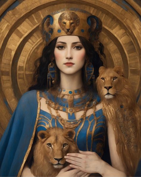 The sun is in Leo! Whoop whoop. Here is our Leo season goddess Sekhmet. #sekhmet #egyptian #egyptianmythology #egyptiangods #egyptiangoddesses #goddess #leoseason #lionart #mythology #summerseason Dark Coquette Room, Egyptian Goddess Art, Divine Feminine Art, Altar Art, Wall Art Deco, Ancient Egyptian Goddess, Coquette Room Decor, Gothic Wall Art, Coquette Room