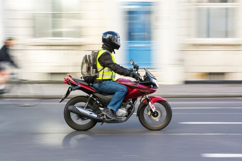 Man riding motorbike Premium Photo | Premium Photo #Freepik #photo #travel Green Motorcycle, Motorbike Riding, Graphics Board, Red Helmet, Retro Scooter, Red Motorcycle, Cafe Racer Style, Motorcycle Wallpaper, Riding Bike