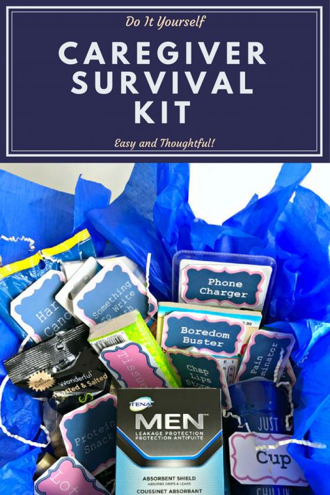 DIY Caregiver Survival Kit:https://www.homejobsbymom.com/diy-caregiver-survival-kit/ Caregiver Gifts Ideas, Chemo Survival Kit, Diy Gifts For Women, Hospital Survival Kit, Snack Man, New Job Survival Kit, Caregiver Gifts, Chemo Care Package, Survival Kit Gifts