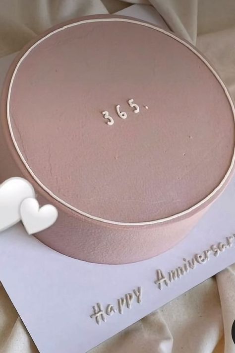 Modern Cake - Simple Cake - Happy Anniversary - 365 - Anniversary - Cake Ideas & Inspo Simple Anniversary Cakes, Anniversary Cake Designs, Pink Blouse Designs, Modern Cake, Happy Anniversary Cakes, Modern Cakes, Simple Cake Designs, Simple Cake, Cake Inspo