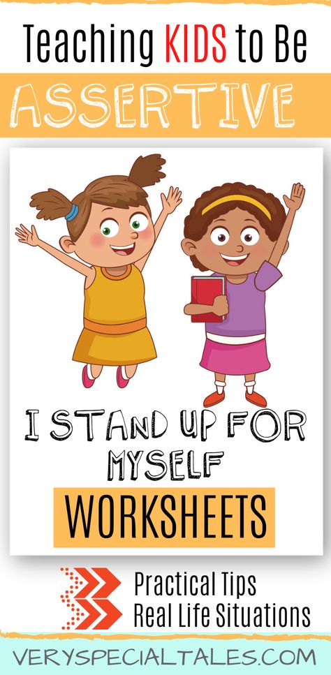 Assertive Communication for Kids (Worksheets: Tips and real-life situations). Assertiveness is an important communication skill that will improve your child’s social interactions and self-esteem. Teach kids how to communicate assertively/ Communication skills for kids / Social Skills for Kids #assertivecommunicationkids #assertiveness #communicationskillsforkids #socialskillsforkids #parentingtips #worksheets #communicationworksheetsforkids #communicationworksheets #assertivenessforkids Improve Communication Skills Activities, Assertive Communication For Kids, Assertiveness Activities For Kids, Assertive Communication Activities, Self Advocacy Activities For Kids, Communication Worksheets For Kids, Communication Activities For Kids, Communication Skills For Kids, Assertive Communication Worksheet