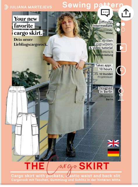 Pattern Sheets, Skirt Sewing Pattern, Velcro Tape, Skirt Sewing, The Fold Line, Tencel Fabric, Skirt Patterns Sewing, Sewing Skirts, Sewing Blogs