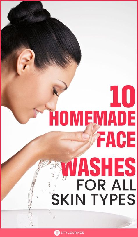 Best Face Cleanser For Combination Skin, Diy Face Wash Daily, Diy Face Cleanser, Face Wash Recipe, Mild Face Wash, Diy Facial Cleanser, Face Washing Routine, Coconut Oil And Baking Soda, Diy Face Wash