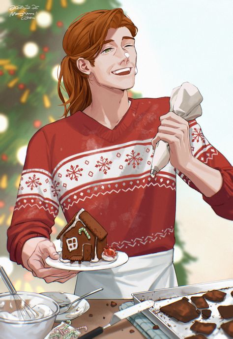 Merry Christmas 2023, Stardew Valley Fanart, Rainbow Rowell, Stardew Valley, Christmas 2023, Handsome Anime Guys, Handsome Anime, Best Games, Manga Art