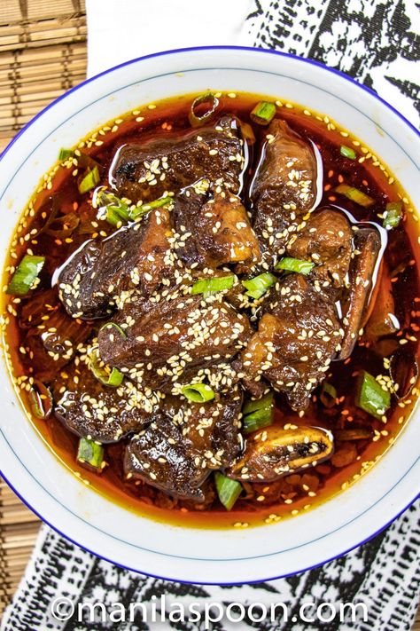 Kimchi Beef Stew, Korean Beef Stew Recipe, Asian Beef Stew, Instant Pot Korean Beef, Korean Beef Stew, Delicious Beef Stew, Instant Pot Korean, Braised Short Ribs Recipe, Tasty Beef Stew