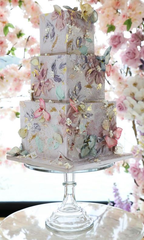 Summer Wedding Cakes, Wedding Cake Inspiration, Beautiful Wedding Cakes, Gorgeous Cakes, Wedding Cake Designs, Fancy Cakes, Pretty Cakes, Creative Cakes, Cute Cakes