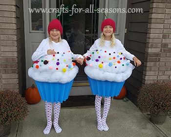 Diy Cupcake Costume, Cupcake Halloween Costumes, Diy Adult Halloween Costumes, Halloween Costumes Kids Homemade, Donut Costume, Diy Costumes Kids Boys, Cupcake Costume