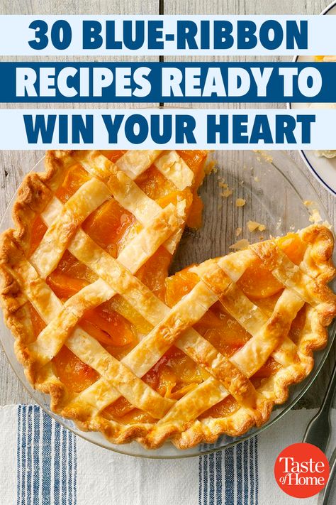 Blue Ribbon Dessert Recipes, Blue Ribbon Winning Pies, Blue Ribbon Pie Recipes, Blue Ribbon Pies, Blue Ribbon Cake Recipes, Blue Ribbon Desserts, Bake Off Winning Recipes, Prize Winning Pie Recipes, Prize Winning Pies