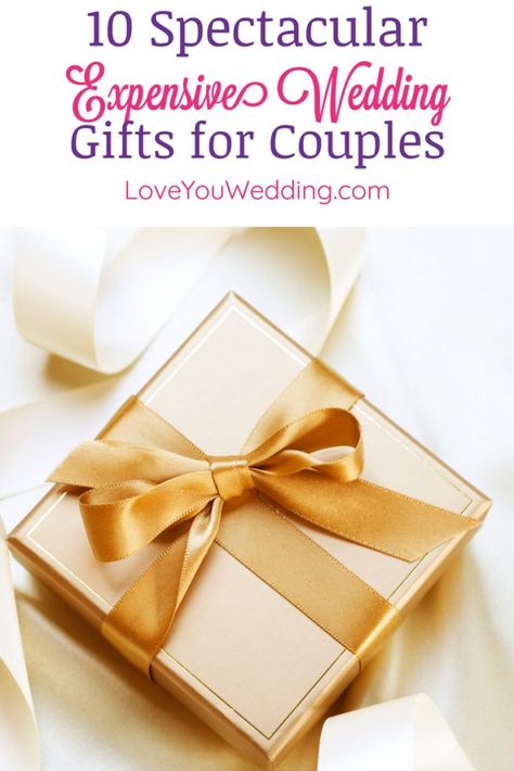 10 Fantastic Expensive Wedding Gifts for Couples - Love You Wedding Lesbian Wedding Rings, Expensive Wedding Gifts, Expensive Wedding, Celtic Wedding Bands, Wedding Gift Wrapping, Wedding Expenses, Gifts For Couples, Lgbt Wedding, Expensive Gifts