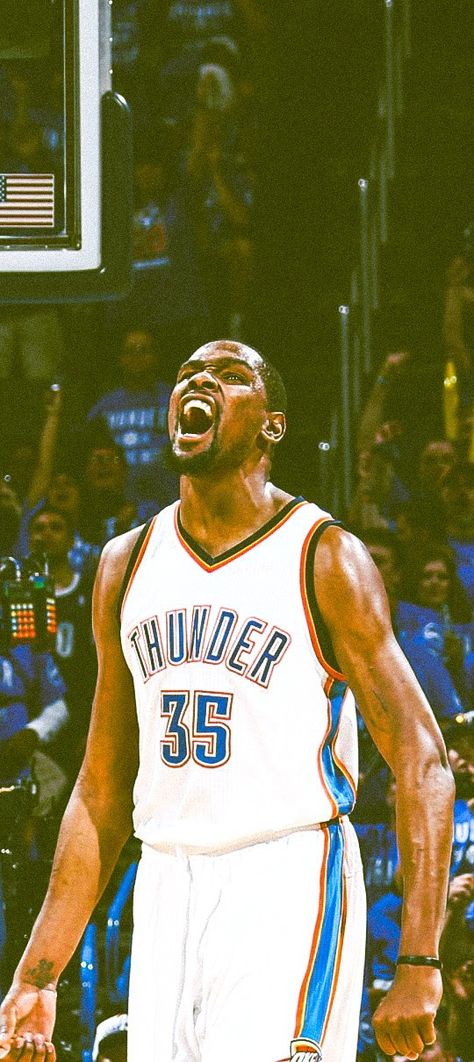 Okc Wallpaper, Kd Wallpaper, Kevin Durant Wallpapers, Thunder Basketball, Kobe Bryant Wallpaper, Basketball Photography, Nba Wallpapers, Leg Sleeves, Oklahoma City Thunder