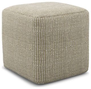 Square Pouf Ottoman, Outdoor Pouf, Square Pouf, Living Room Sets Furniture, Pouf Ottoman, Pet Bottle, Outdoor Indoor, Outdoor Ottoman, Floor Pillows