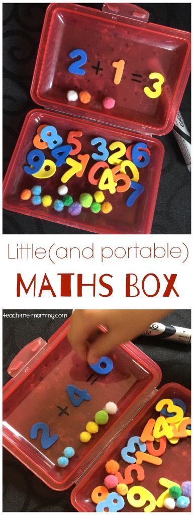 Little Maths Box, perfect for homework, class work or on-the-go busy box activity! Education Positive, Busy Boxes, Math Addition, Math Methods, Math Numbers, 1st Grade Math, Preschool Math, Math Center, Math For Kids