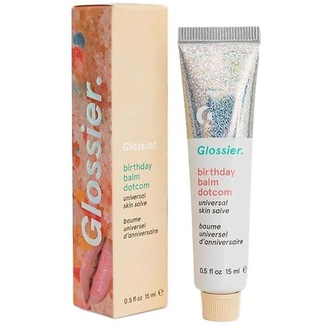 Amazon.com : Glossier Balm Dotcom Birthday 15ml - Acne Skin Moisturizer for Adults : Beauty & Personal Care Glossier Birthday Balm, Balm Dot Com, Glossier Balm, Glossier Balm Dotcom, Glossier Lip Balm, Mom Beauty, Glossier Lip Gloss, Holiday Beauty, Birthday Wishes For Myself