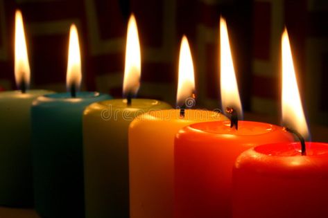 Rainbow candles. Rainbow colored candles flickering away , #ad, #candles, #Rainbow, #flickering, #colored #ad Flames Meaning, Magick Oil, Candle Meaning, Candle Color Meanings, Brown Candles, Ritual Magic, Purple Candles, Yellow Candles, Luck Spells