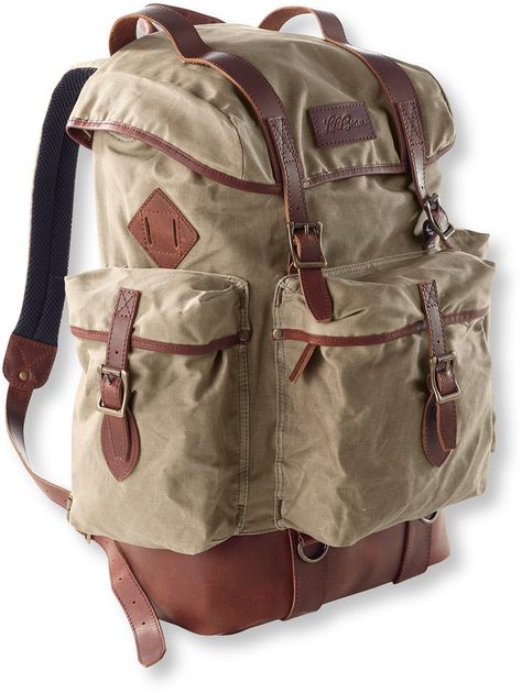 Canvas Backpack Men, Waxed Canvas Backpack, Retro Backpack, Canvas Rucksack, Diy Backpack, Mens Gear, Rucksack Backpack, Leather Projects, Canvas Backpack