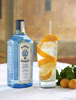 Orange Blossom & Bombay Sapphire Gin Cocktail | StyleNest Holiday Drinks Alcohol, Bombay Sapphire Gin, London Gin, Gin Brands, Tonic Recipe, Orange Blossom Honey, Gin Recipes, Gin Cocktail Recipes, Gin Drinks