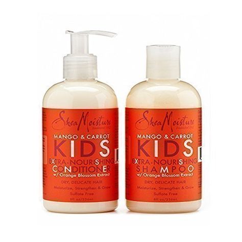 Shea Moisture Sheamoisture Mango and Carrot Kids Extra-Nourishing Shampoo and Conditioner ** Be sure to check out this awesome product. (This is an Amazon affiliate link) American Girl Doll Costumes, Curly Kids, Shampoo And Conditioner Set, Shea Moisture, Hair Growth Shampoo, Nourishing Shampoo, Baby Shampoo, Shea Moisture Products